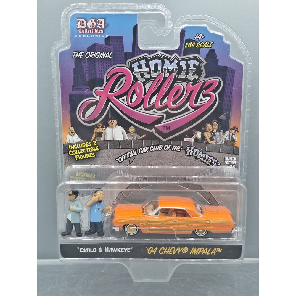 Greenlight DGA Collectibles~64 Chevy Impala~Homie Rollers~ Estilo & Hawkeye